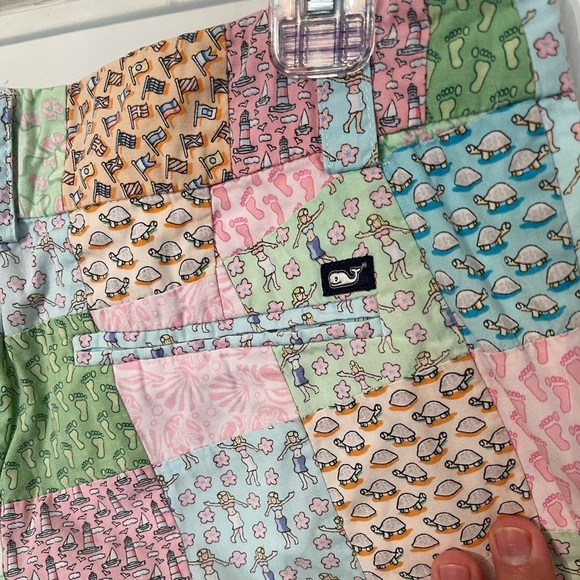 Vineyard Vines Patchwork Shorts Size 0 - Picture 5 of 5